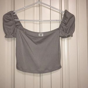 Grey cropped Tshirt